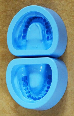 dental model rubber mold plaster former 
