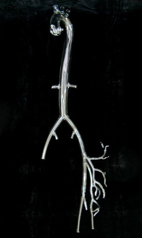 Leg Arterial Catheterization Training Simulator Glass Blowing