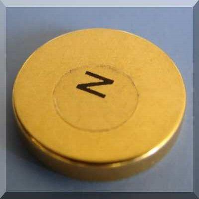 magnetic therapy magnets gold plated