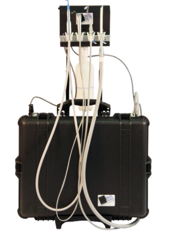 mobile dental portable treatment system console cart self contained