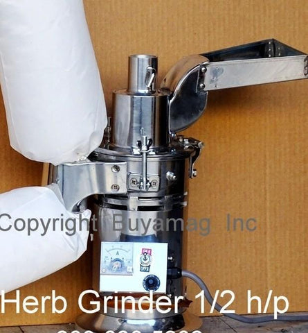 Herb Grinder Air Cooled 0.5 Hp