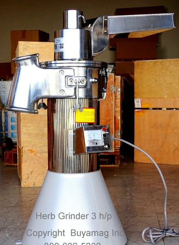 Herb Grinder Air Cooled 3 Hp