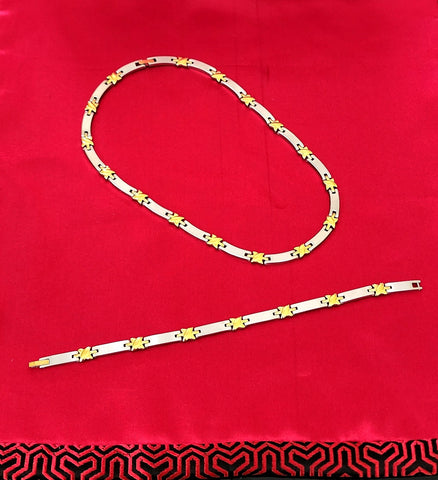 Magnetic necklace therapy