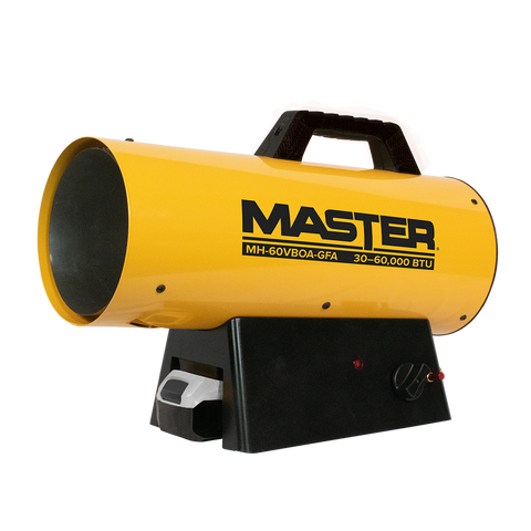 Propane Space Heater LP Forced Air Torpedo Master Industrial Commercial 60,000 BTU