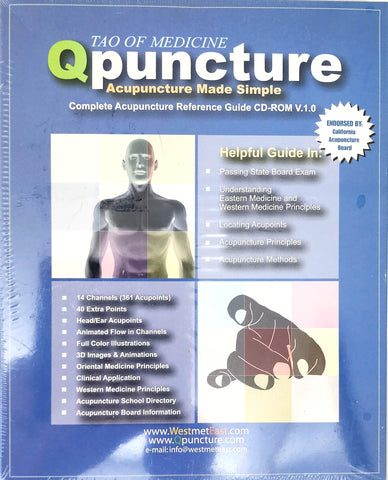 Qpuncture Acupuncture Made Simple Complete Acupuncture Reference Guide CD-Rom V.1.0