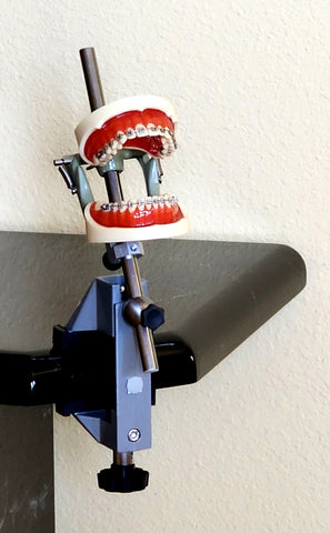 Dental practice bench mount