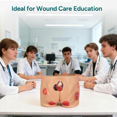 decubitus buttocks pressure wound ulcer sores care model