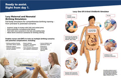 Maternal Chilbirth Obstetric Simulator Birthing Manikin