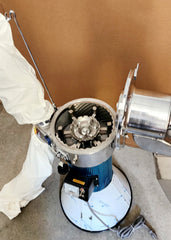 4 Hp Herb Grinder Commercial Capacity Industrial Grade Air System Cooler Stainless Steel