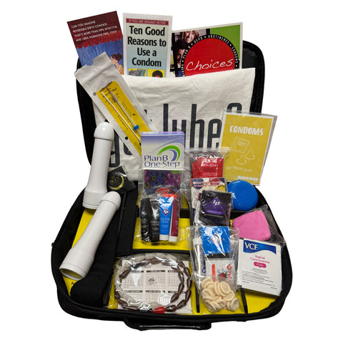 contraceptive educator safe sex demonstrator kit