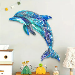 dolphin sea life wall decoration 