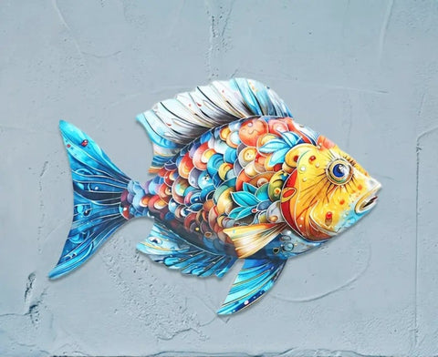 ocean fish wall interior decoration 
