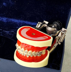Orthodontic Model Practice Training Manikin Simulator Teaching Appliances Brackets Wire Ligature Tying Techniques Auxiliary