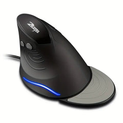 Vertical Ergonomic Optical Computer Mouse Wired PC Lap-Top Or Mac Games