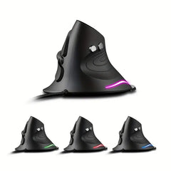 Vertical Ergonomic Optical Computer Mouse Wired PC Lap-Top Or Mac Games