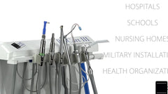 portable mobile dental delivery system unit
