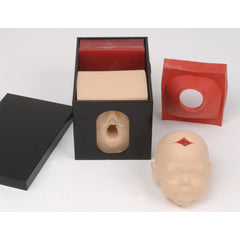 cervical dilation fetal heart monitoring electrode insertion trainer model