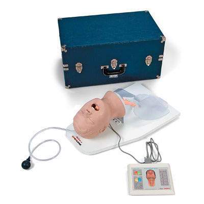 Airway management cricoid pressure trainer manikin