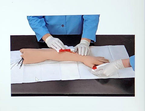 Arm Wound First Aid Model Trauma Injury Bleeding Control Simulator Manikin