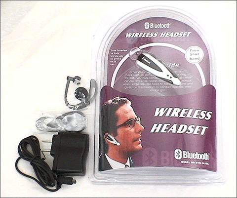 Cordless Wireless Headset Earphone Bluetooth