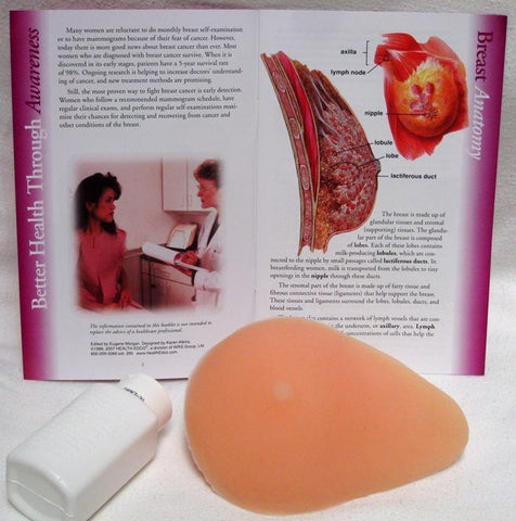 Fibrocystic Breast Self Examination Model,  Beige or Brown Color Model
