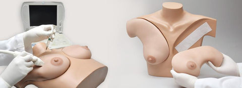 Breast Phantom Ultrasound Examination Simulator Model
