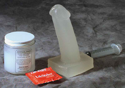 Safe Sex Condom Training  Model  Male Birth Control Condom Training Simulator