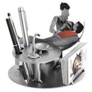 Dentist's Gifts Male At Work Art Office Decoration Pens & Business Card Holder