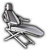 Dental Portable Patient Chair Supreme Aluminum With Scissor Base