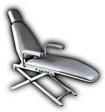 Dental Chair Portable Basic Aluminum With Scissor Base