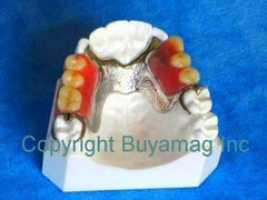 dental parcial implant locator framework model