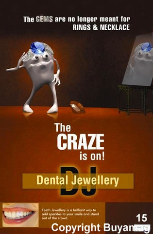 Dental Poster Dental Jewelry Office Patient Education