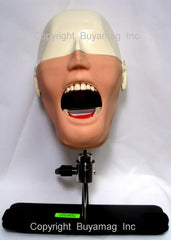 Hygiene Techniques Training Simulator/Manikin Magnetic Quick Disconnect System, Mask & Drainage System Complete