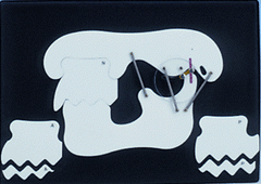 TMJ disorder model board display