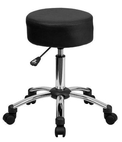 Dental Stool Medical Ergonomic Professional Rolling Stool Pneumatic Chrome Base