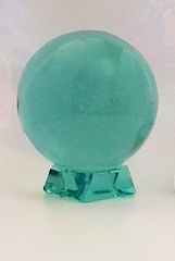 aquamarine ball crystal stone