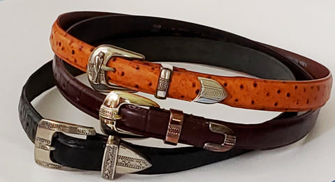 magnetic leather belt