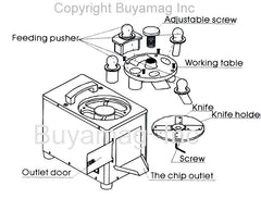 commercial herb cutting machine