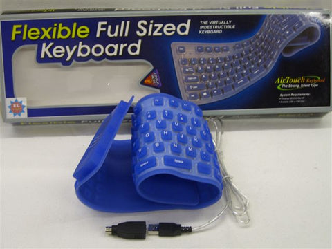 Computer Keyboard Waterproof Dustproof, Illuminated, Foldable  Ergonomic Computer