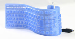 Computer Keyboard Waterproof Dustproof, Illuminated, Foldable  Ergonomic Computer