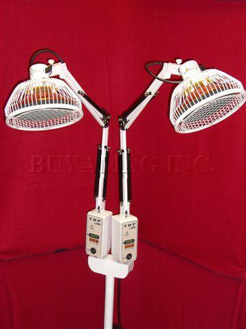 FIM Infrared CQ-33 Lamp Deluxe, Digital Double Head 2 Heads Oversized 6.5" Diameter Each, Original Manufactured