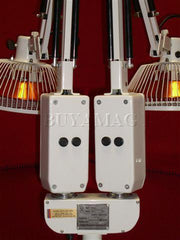 FIM Infrared CQ-33 Lamp Deluxe, Digital Double Head 2 Heads Oversized 6.5" Diameter Each, Original Manufactured
