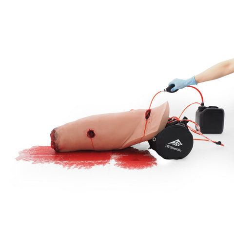 Leg Wound Trauma Injury Hemorrhage Control Trainer Simulator