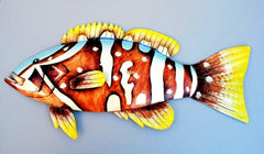 Grouper Fish marine ocean life interior office decoration wall mount