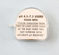 ph alkaline test acid test tape dispenser paper