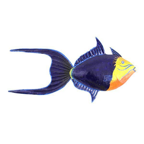 queen trigger tropical fish wall decor 